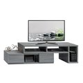 Techni Mobili Techni Mobili RTA-7050-GRY Adjustable TV Console Stand Up to 65 in. RTA-7050-GRY